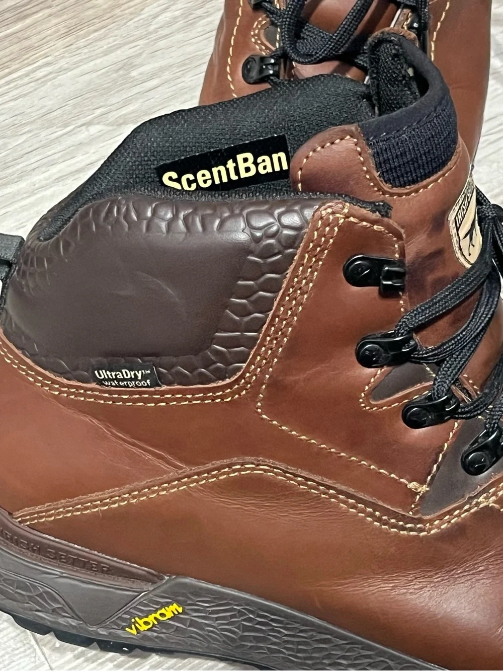 Red Wing Irish Setter Canyons Hiking Boots Mens Sz 11 Brown Leather Vibram 2857